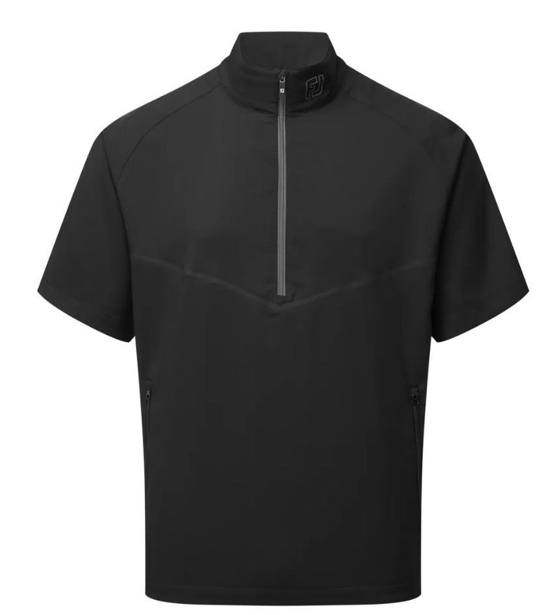 FootJoy Zephyr Short Sleeve Windshirt giacca da vento uomo, nera