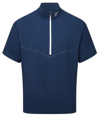 FootJoy Zephyr Short Sleeve Windshirt giacca da vento uomo, navy