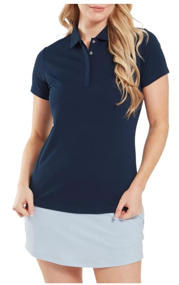 FootJoy Jacquard SS polo donna, navy