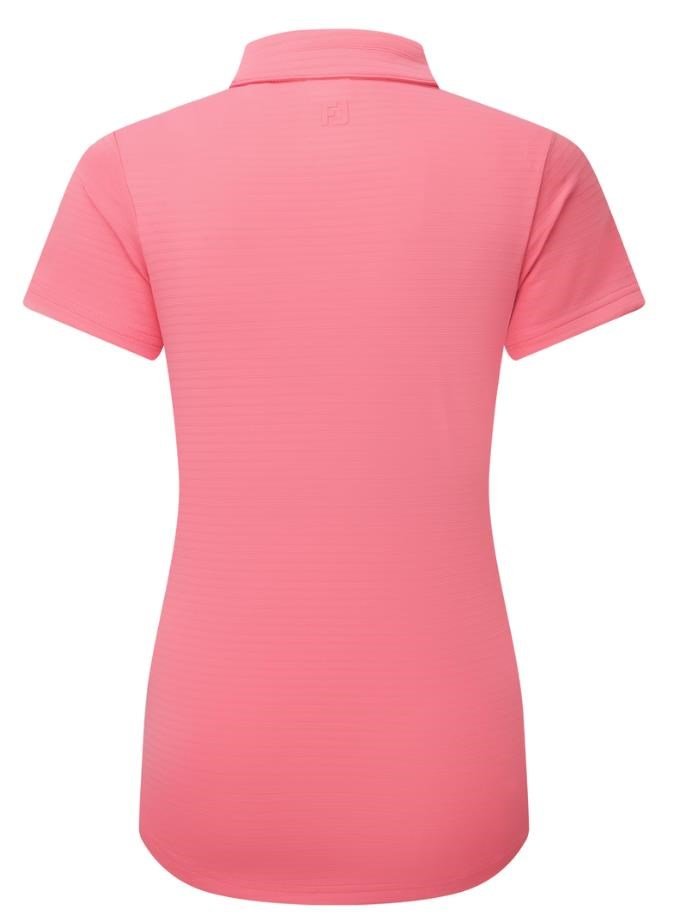FootJoy Jacquard SS donna polo, pink lemonade
