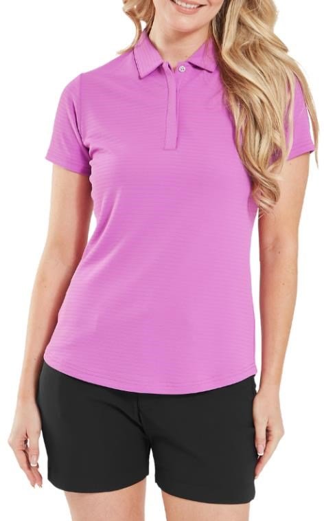 FootJoy Jacquard SS da donna polo, berry
