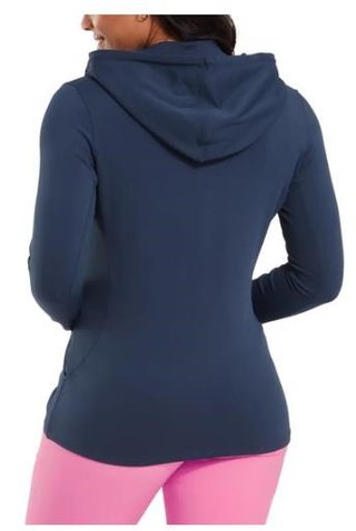 FootJoy Full-Zip Double Knit felpa con cappuccio da donna, blu navy