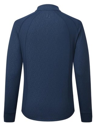 FootJoy Embossed Full-Zip Midlayer felpa donna, navy