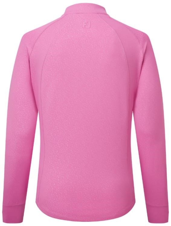 FootJoy Embossed Full-Zip Midlayer felpa donna, berry