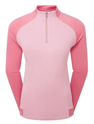 FootJoy 1/4-Zip Midlayer felpa donna, pink lemonade