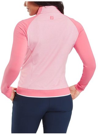 FootJoy 1/4-Zip Midlayer felpa donna, pink lemonade