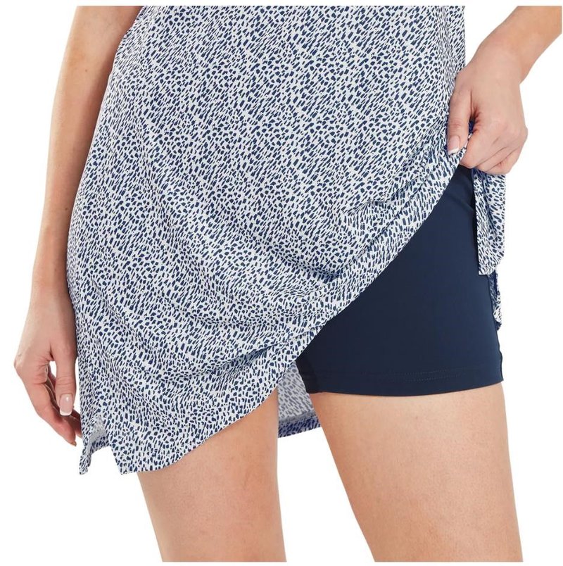 FootJoy Animal Print vestito da donna, bianco/skyway/navy