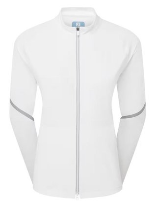 FootJoy TempoSeries Full-Zip giacca da donna, bianco/argento