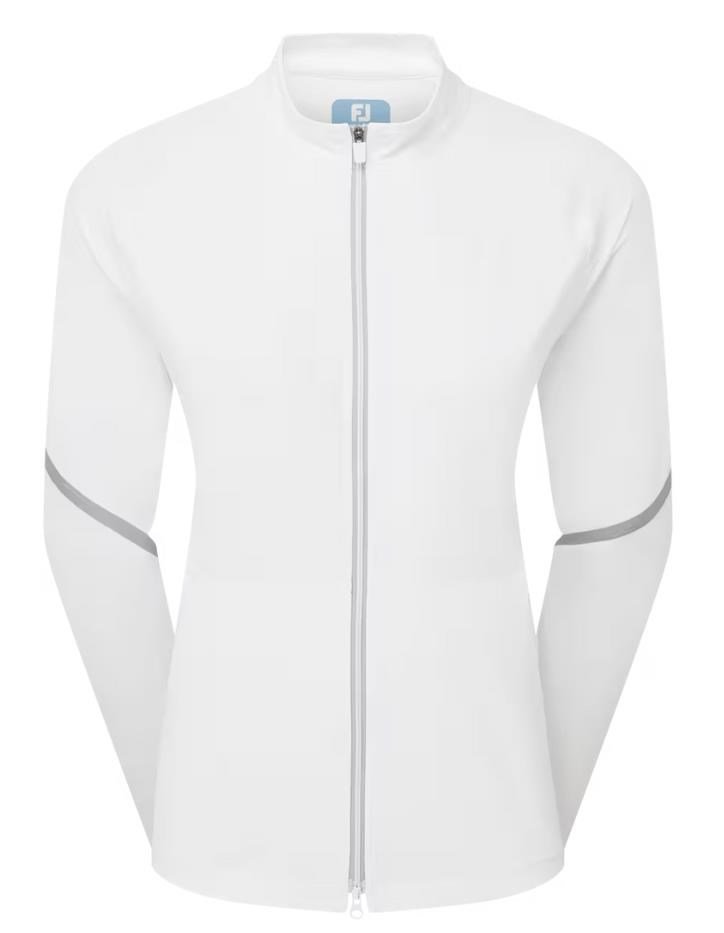 FootJoy TempoSeries Full-Zip giacca da donna, bianco/argento