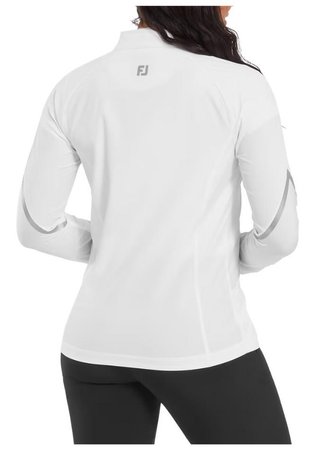 FootJoy TempoSeries Full-Zip giacca da donna, bianco/argento