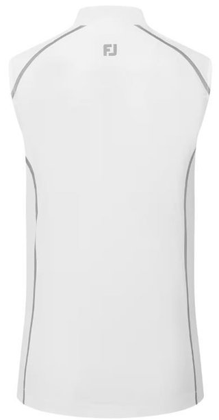 FootJoy TempoSeries Full-Zip gilet donna, bianco/argento