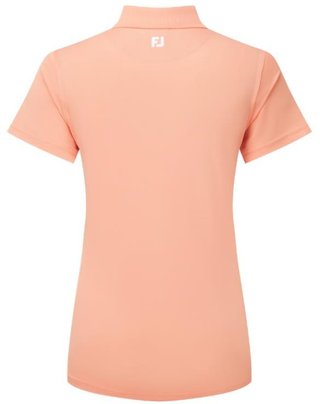 FootJoy Stretch Pique Solid polo donna, papaya