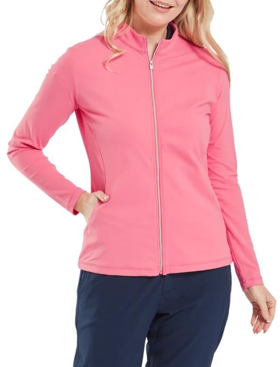 FootJoy Full-Zip Midlayer felpa donna, pink lemonade