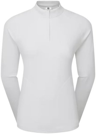 FootJoy Half-Zip Midlayer felpa donna, bianca