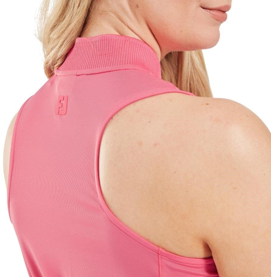 FootJoy 1/4-Zip Sleeveless abito da donna, pink lemonade