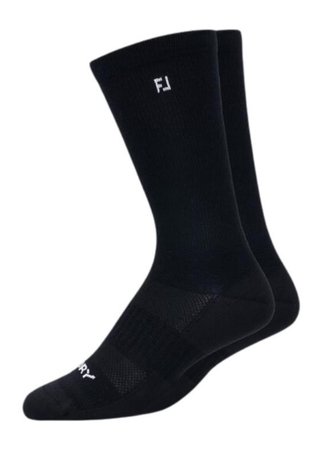 FootJoy ProDry Lightweight Crew calzini da uomo, neri, EU 39-46