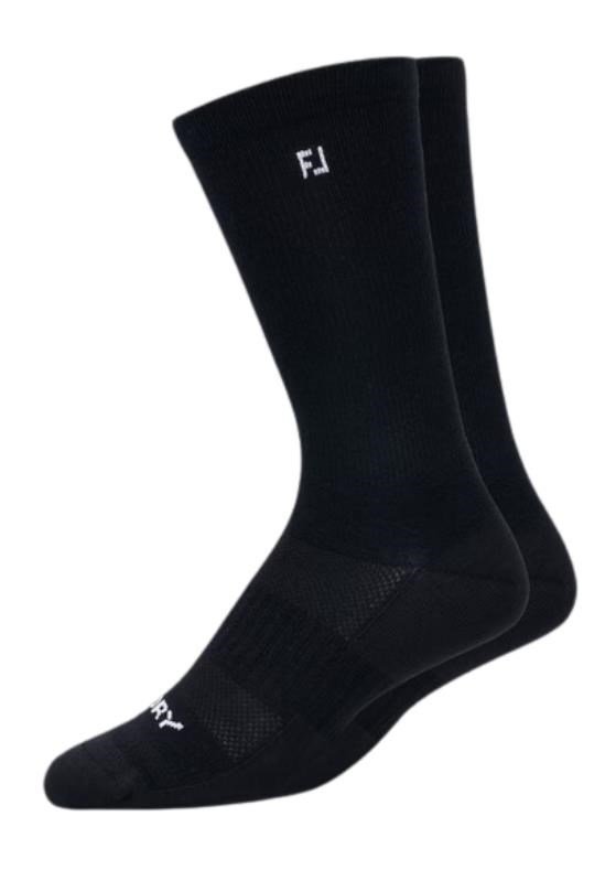 FootJoy ProDry Lightweight Crew calzini da uomo, neri, EU 39-46