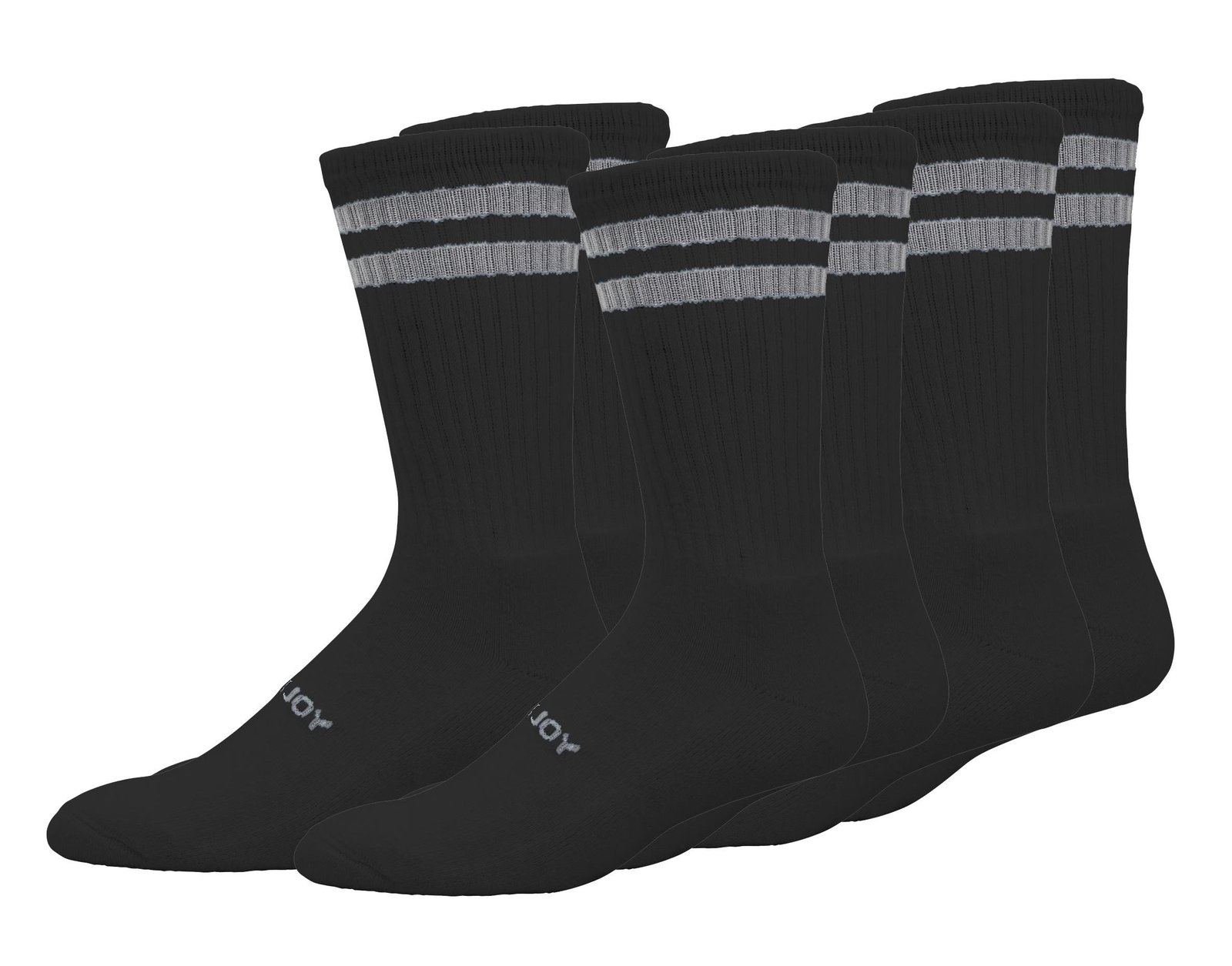 FootJoy Comfortsof Crew calzini da uomo, neri, EUR 39-46 (3pairs)