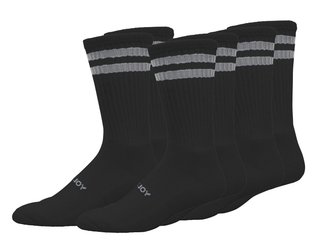 FootJoy Comfortsof Crew calzini da uomo, neri, EUR 39-46 (3pairs)