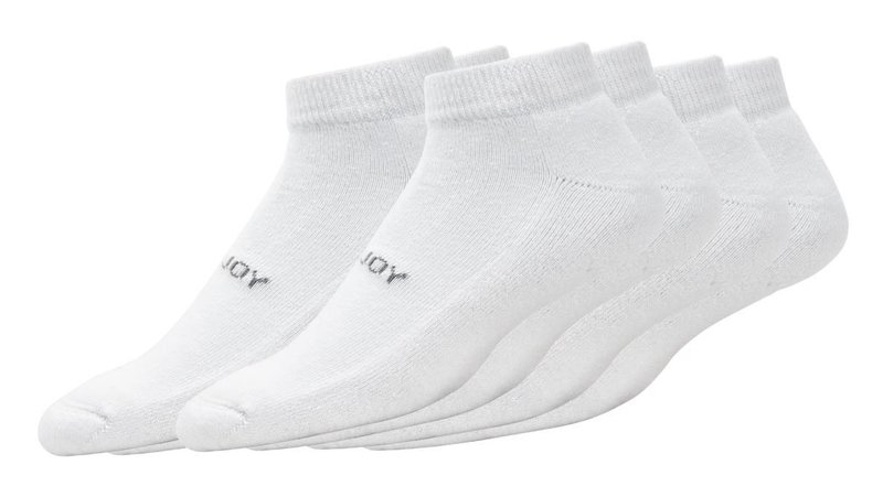 FootJoy ComfortSof Sport calzini da uomo, bianchi, EUR 39-46 (3pairs)