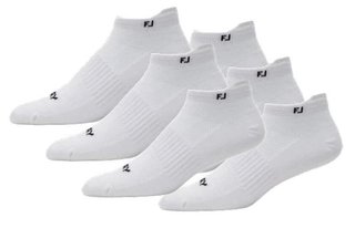 FootJoy ProDry Lightweight Roll Tab calzini da donna, bianchi, UK 6-9 (3 paia)
