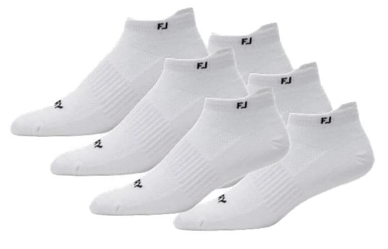 FootJoy ProDry Lightweight Roll Tab calzini da donna, bianchi, UK 6-9 (3 paia)