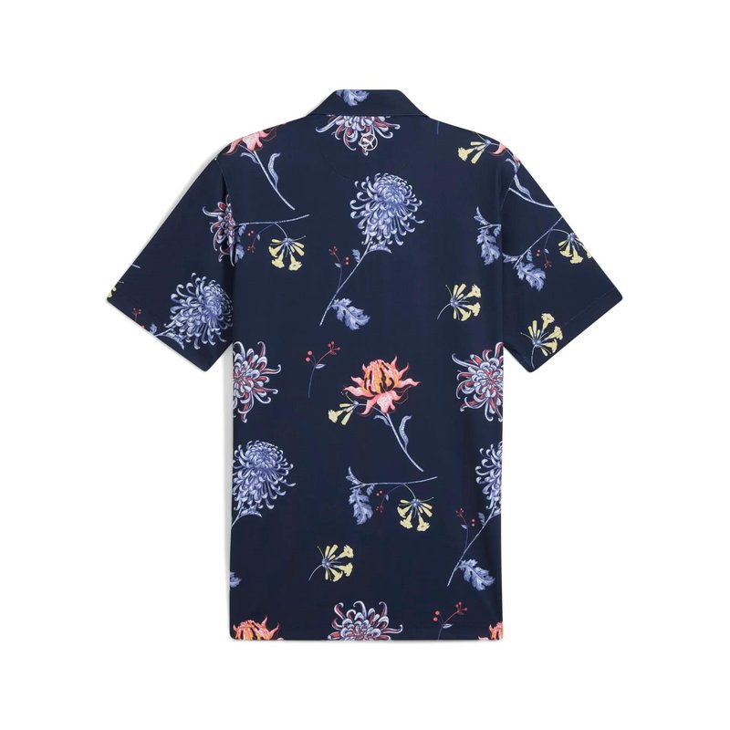 Puma Mattr Dahlia polo da uomo, deep navy/blue horizon