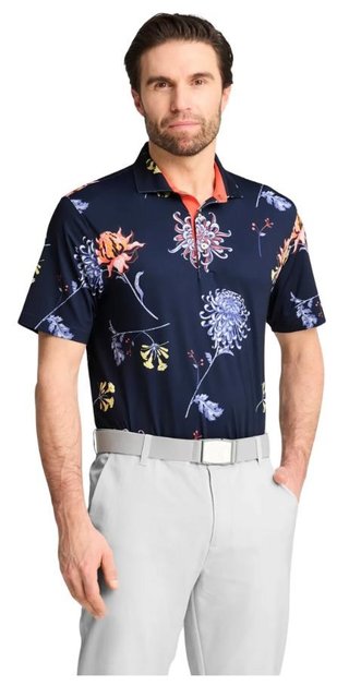 Puma Mattr Dahlia polo da uomo, deep navy/blue horizon