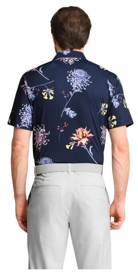 Puma Mattr Dahlia polo da uomo, deep navy/blue horizon