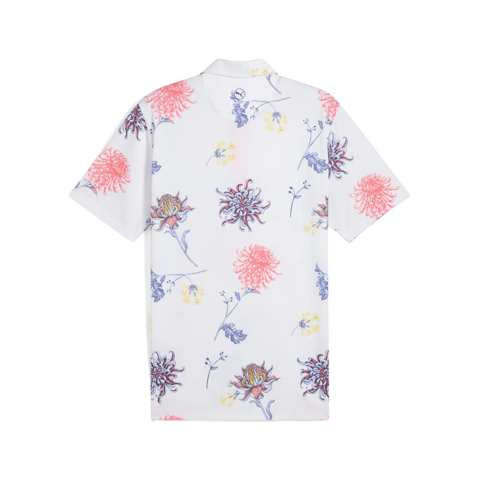 Puma Mattr Dahlia polo da uomo, white glow/peach frost