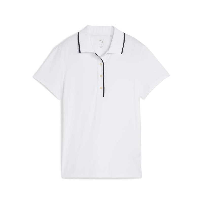 Puma Cloudspun Bridges polo da donna, white glow