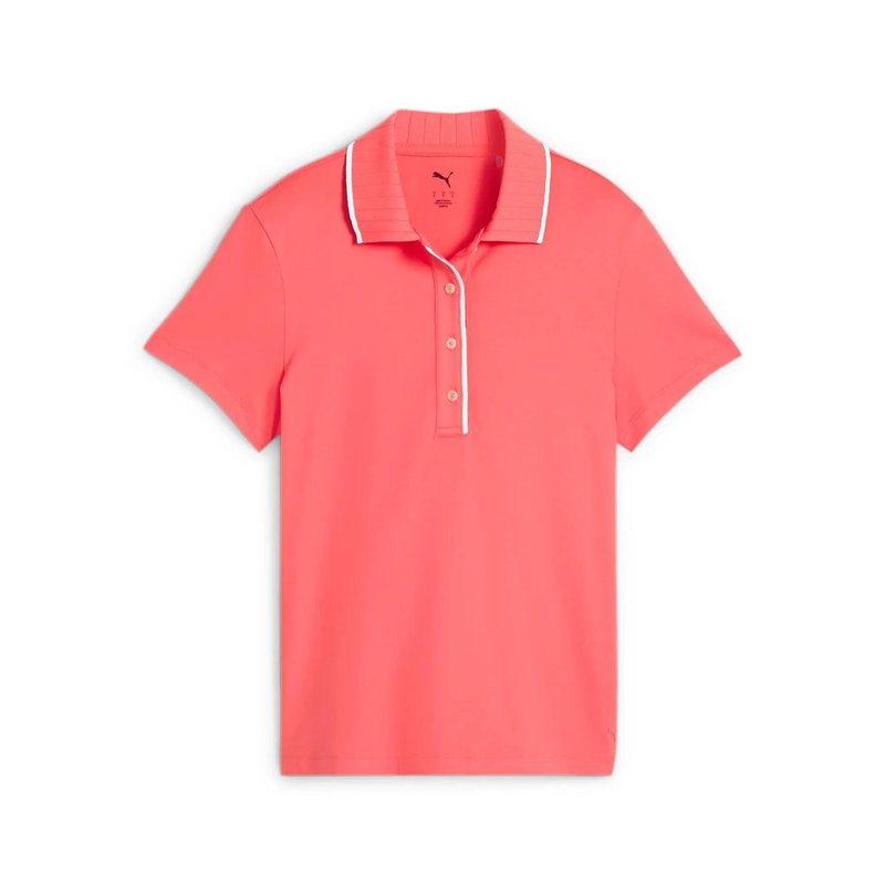 Puma Cloudspun Bridges polo da donna, peach frost