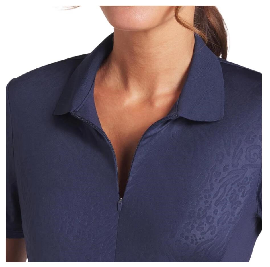 Puma Kassidy Animal Deboss abito da golf donna, deep navy