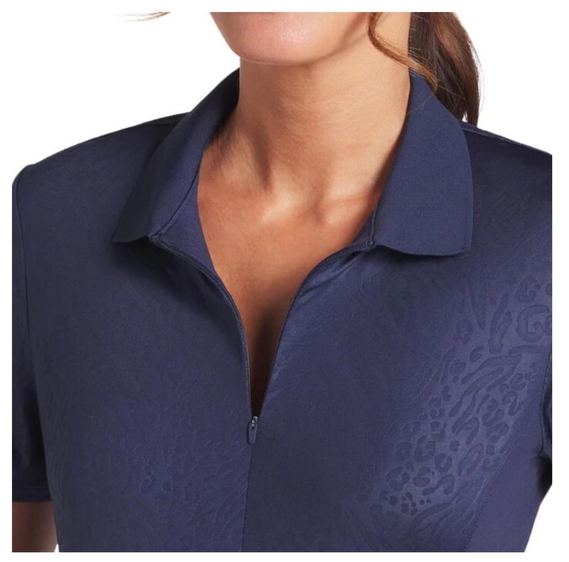 Puma Kassidy Animal Deboss abito da golf donna, deep navy