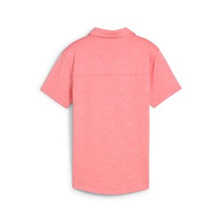 Puma MATTR Lianas Jacquard polo da donna, peach frost