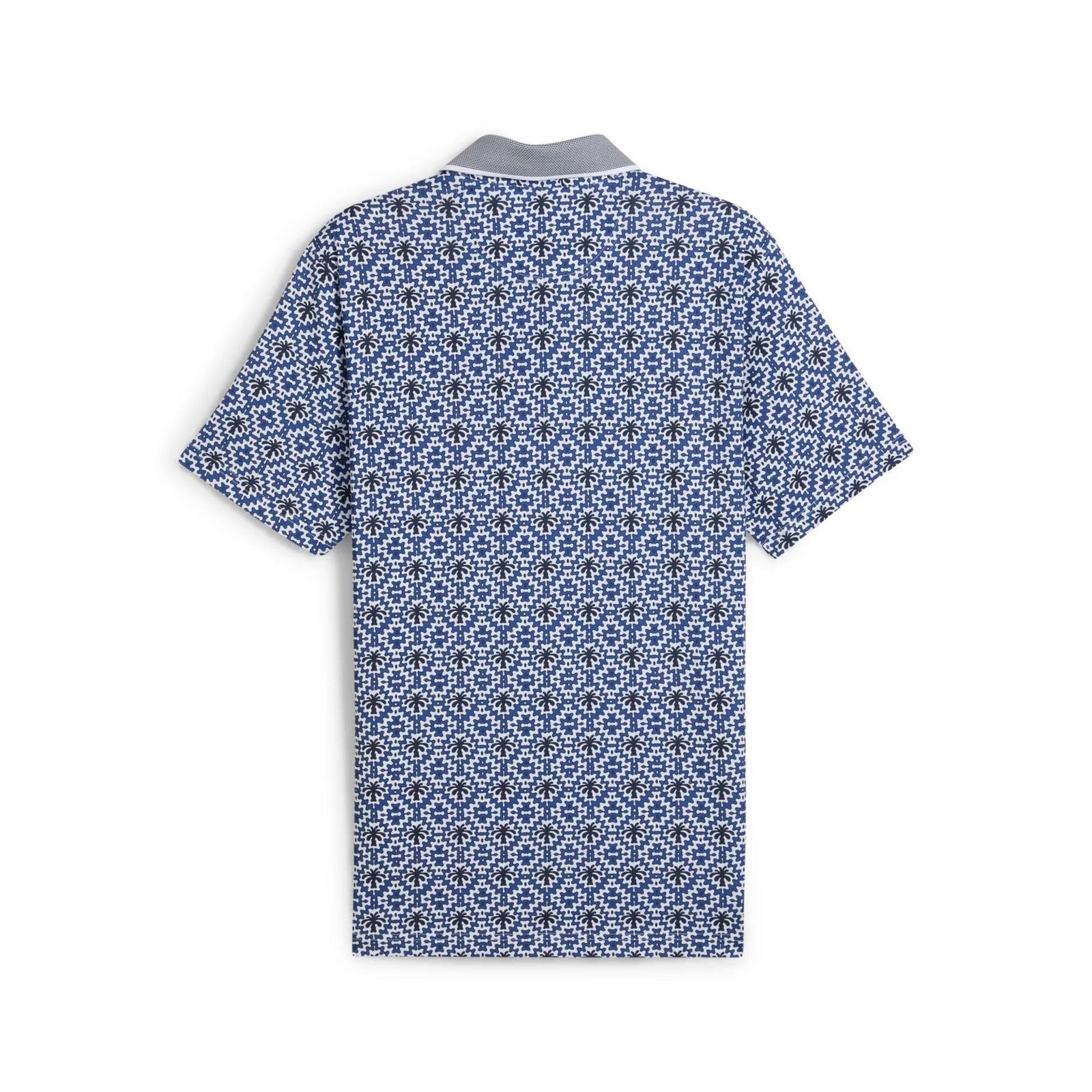 Puma X PTC Tile polo uomo, white glow/deep navy