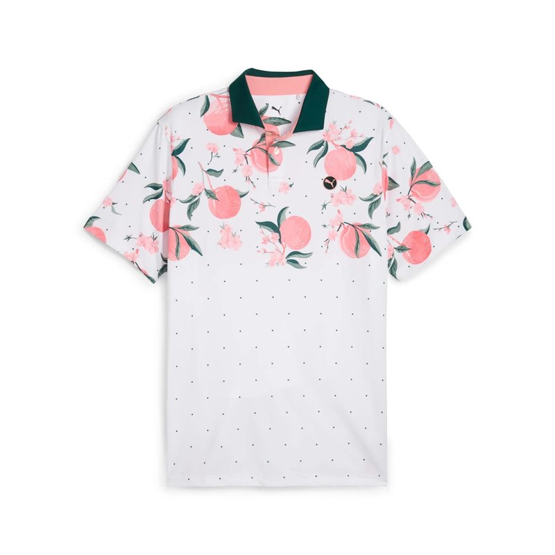 Puma MATTR Freshly Picked polo uomo, glow/pink fruit