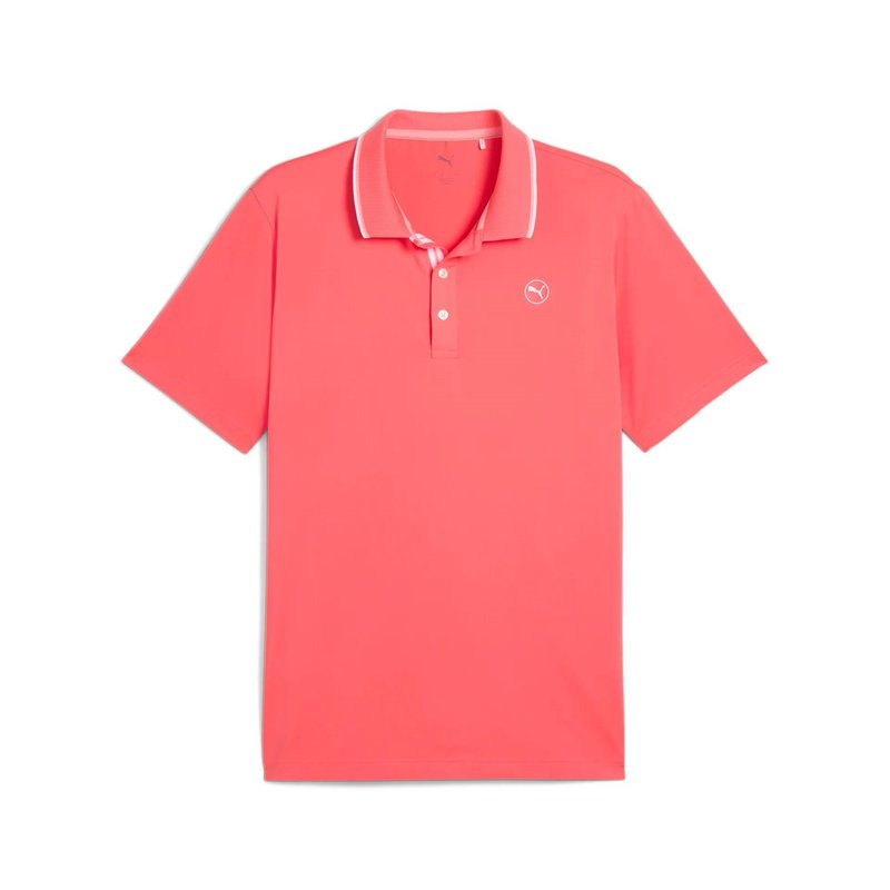 Puma Mattr Elevated Solid polo da uomo, peach frost