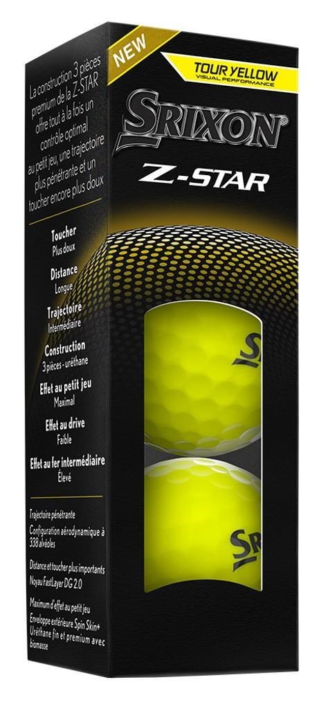 Srixon Z-STAR palline da golf, gialle