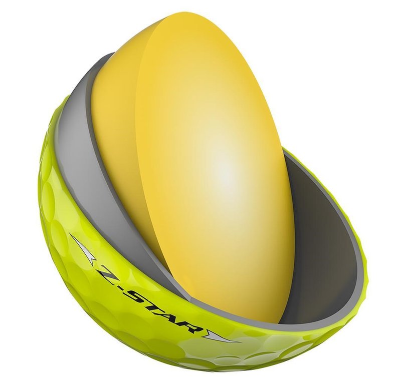 Srixon Z-STAR palline da golf, gialle