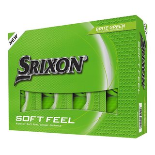 Srixon Soft Feel Brite palline da golf, verdi