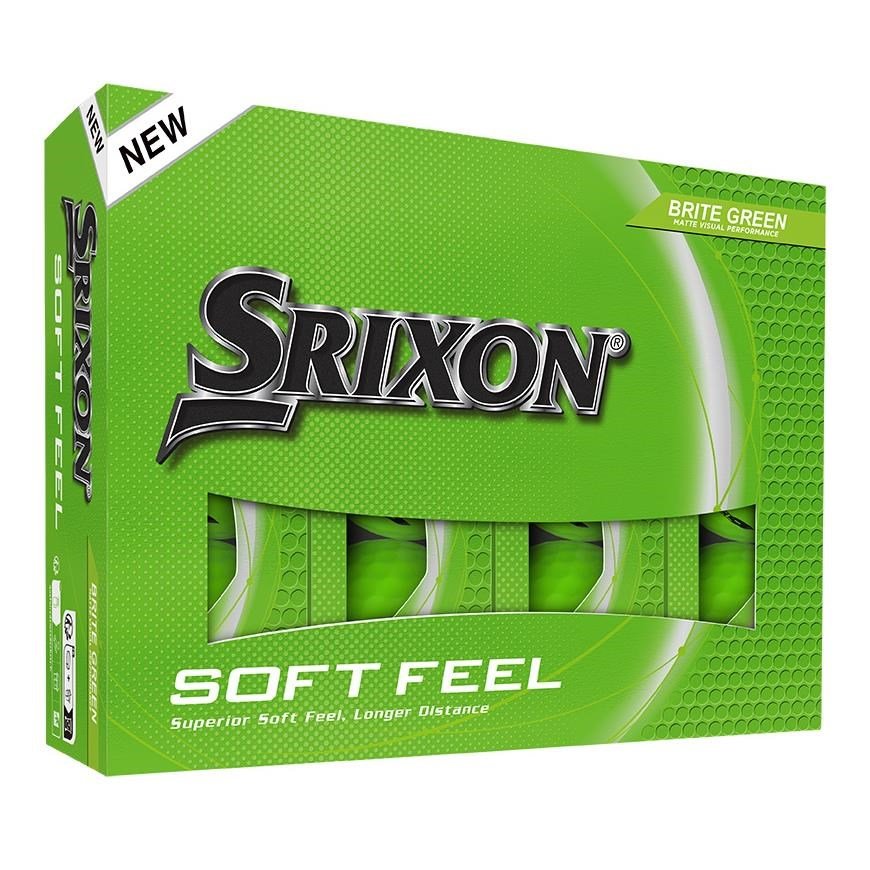 Srixon Soft Feel Brite palline da golf, verdi