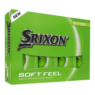 Srixon Soft Feel Brite palline da golf, verdi