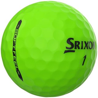 Srixon Soft Feel Brite palline da golf, verdi