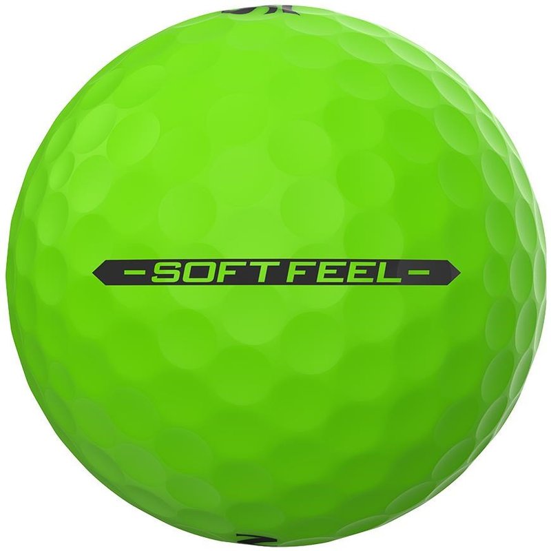 Srixon Soft Feel Brite palline da golf, verdi