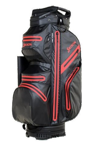 Srixon Waterproof cart bag, nero/rosso