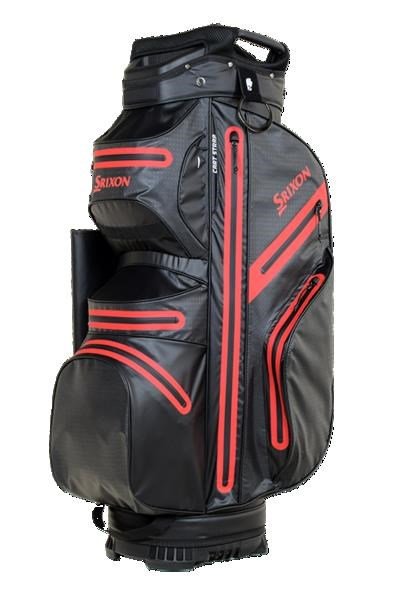 Srixon Waterproof cart bag, nero/rosso