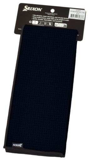 Srixon Tri-Fold MicroFibre asciugamano, nero