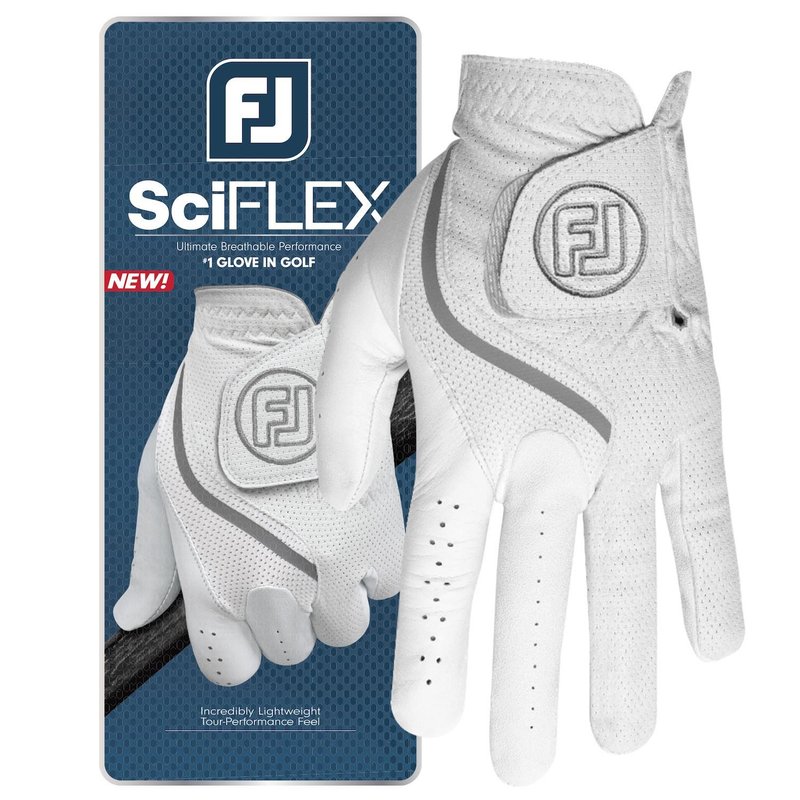 FootJoy SciFlex guanto da golf da uomo, pearl