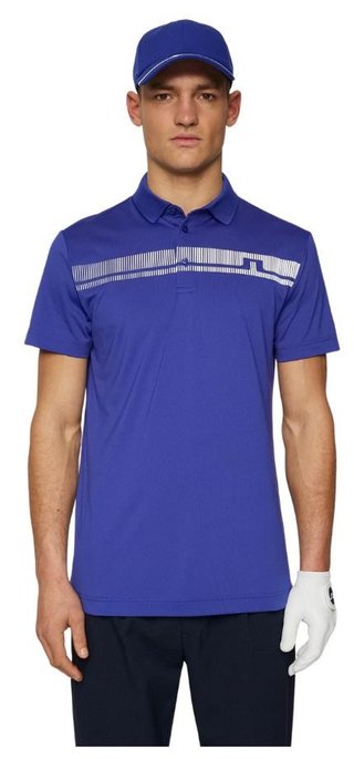 J.Lindeberg Klas polo da uomo, clematis blue